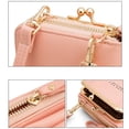 thumbnail image 3 of EYIIYE Single Shoulder Bag Women Phone Storage Square Detachable Pocket, 3 of 5