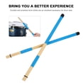 thumbnail image 4 of 1Pair Bamboo Sticks Durable Rack Drums Wooden Drum Brushes Percussion Sticks Random Color, 4 of 8