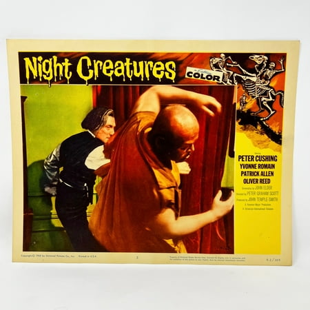 1962 Night Creatures Collectible movie Lobby Cards set of 8