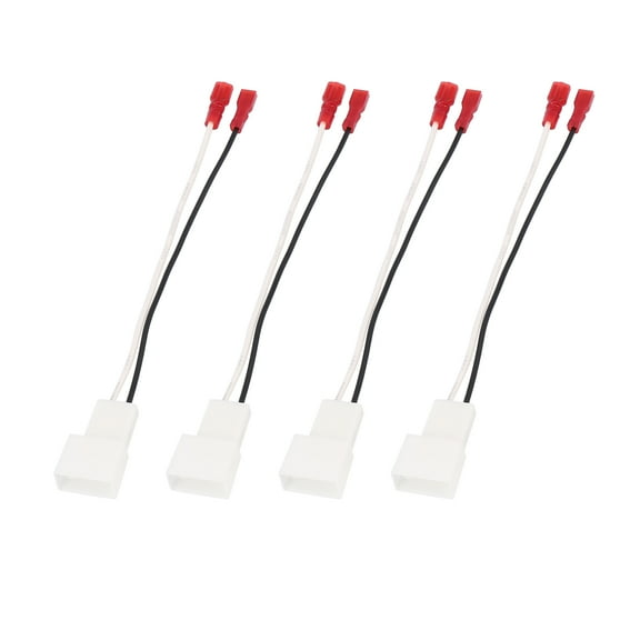 Unique Bargains 4pcs Car Speaker Connector Harness Adapter 72-8104 White for Toyota Matrix 2003-2008