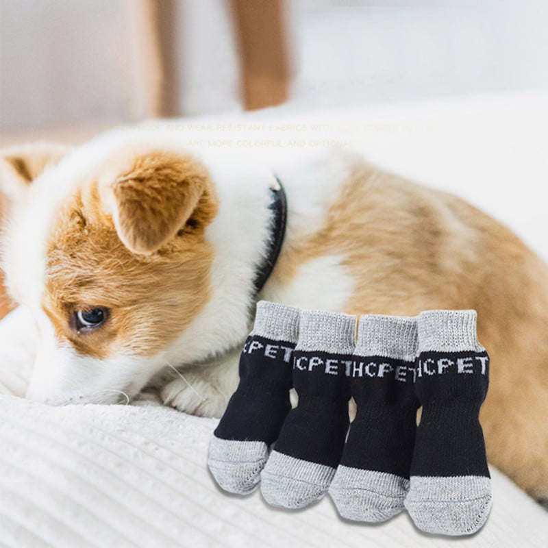 Pet Cat Dog Non-Skid Socks Paw Protectors MEDIUM US Seller NWT Cute Warm 