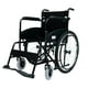 thumbnail image 1 of Silla de Ruedas Todo Terreno con Descansapies | Plegable, Estructura de Acero, Reposapies Abatible, Soporta hasta 100 Kg, 1 of 5