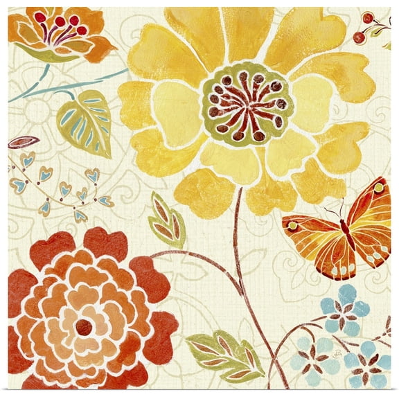 Great BIG Canvas | Rolled Daphne Brissonnet Poster Print entitled Spice  Bouquet III