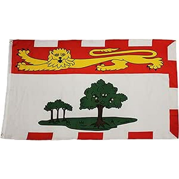 PRINCE EDWARD ISLAND PEI CANADIAN PROVINCIAL LARGE 3 X 5 FEET FLAG WITH 2 GROMMETS CANADA PROVINCE