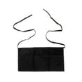 thumbnail image 2 of 10 Pack Cotton Waist Apron with 3 Pockets Kitchen Restaurant Bistro Craft Garden Half Short Aprons for Men, Women, Chef, Baker, Servers, Waitress, Waiter, Craftsmen Work Apron Uniform, Black, 2 of 2