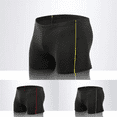 thumbnail image 3 of Men’s Contrast Trim Swim Shorts – Quick-Dry Stretch Fit, Blue, 3 of 3