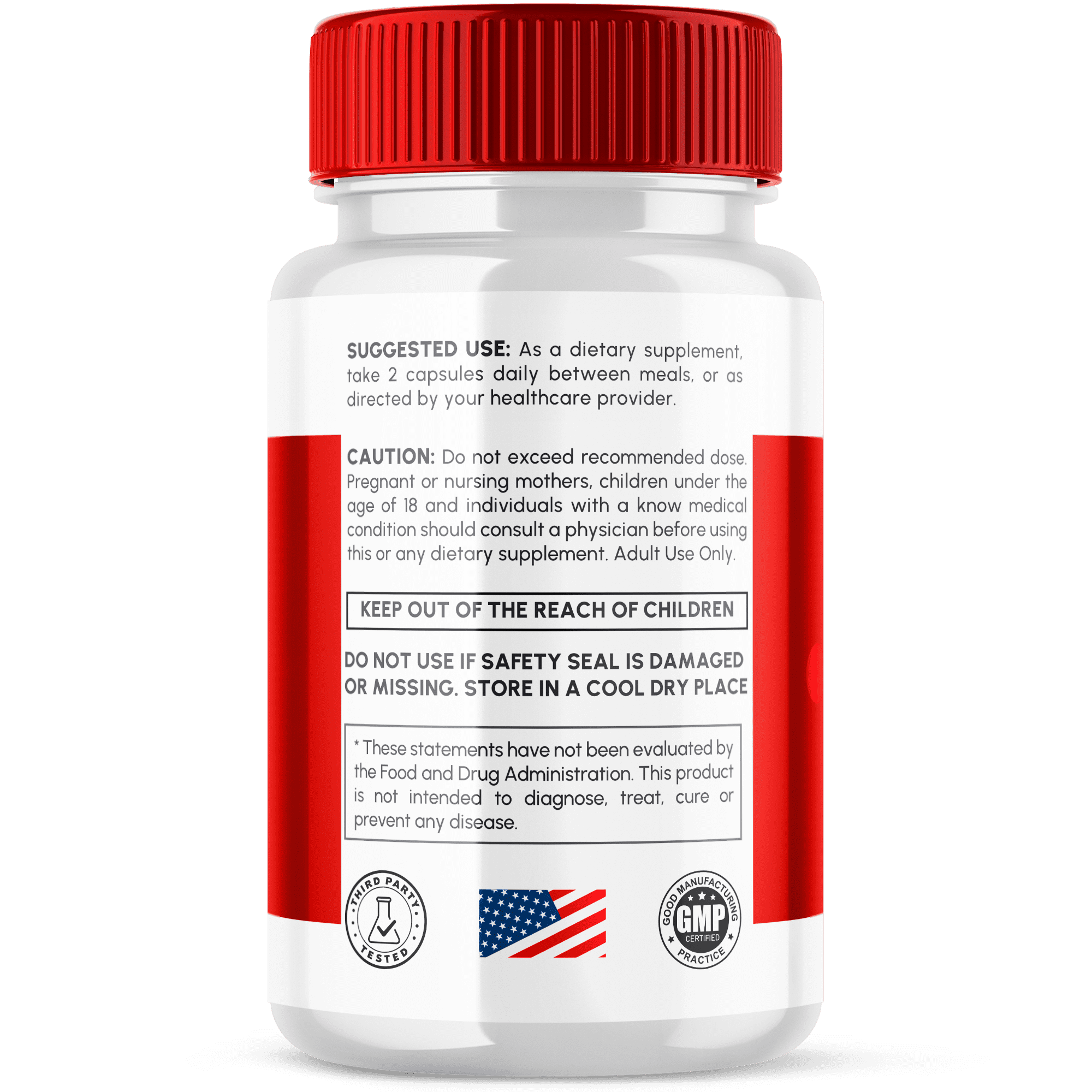 GlucoZone Blood Support Pills Advanced Formula Vitamin Supplement 120 Capsules
