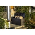 thumbnail image 2 of Alfresco Home Urban Matuba Resin Home and Garden Storage Box in Umber Brown, 2 of 3