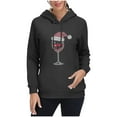 thumbnail image 7 of HOMBOM Womens Xmas Holiday Christmas Sweatshirts Black Pullover Hoodies Fleece Linend Party Shirts for Ladies Long Sleeve, 7 of 7