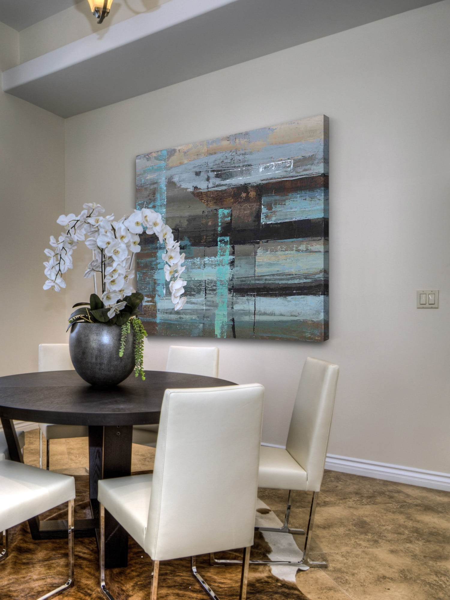 Marmont Hill "Urban Construct" Painting Print on Wrapped Canvas
