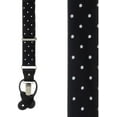thumbnail image 2 of SuspenderStore Dressy Polka Dot Suspenders - Convertible End Button & Clip - 5 Colors, 2 of 4