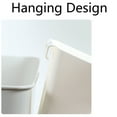 thumbnail image 2 of TOP-MAX 1PCS Plastic Hangable Storage Basket Mini Storage Cup Organizer Container for Kitchens Bathroom (Black), 2 of 8
