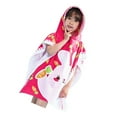 thumbnail image 3 of Children Bath Cloak Cartoon Kids Shower Hooded Towel Bathing Drying Pullover Poncho  Type 5, 3 of 10