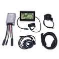 thumbnail image 2 of 1 To 2 Wire Aluminum Alloy Electric Bike Conversion Kit, Waterproof Bicycle Lithium Battery Modified Controller Kit With LCD3 Display Meter For 250W 350W Motor, 2 of 8