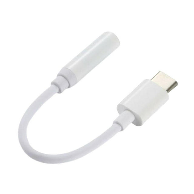 Tipo C a adaptador de auriculares de 3,5 mm Adaptador de audio USB C para P30 / P30 Blanco Baoblaze Cable adaptador de audio para auriculares