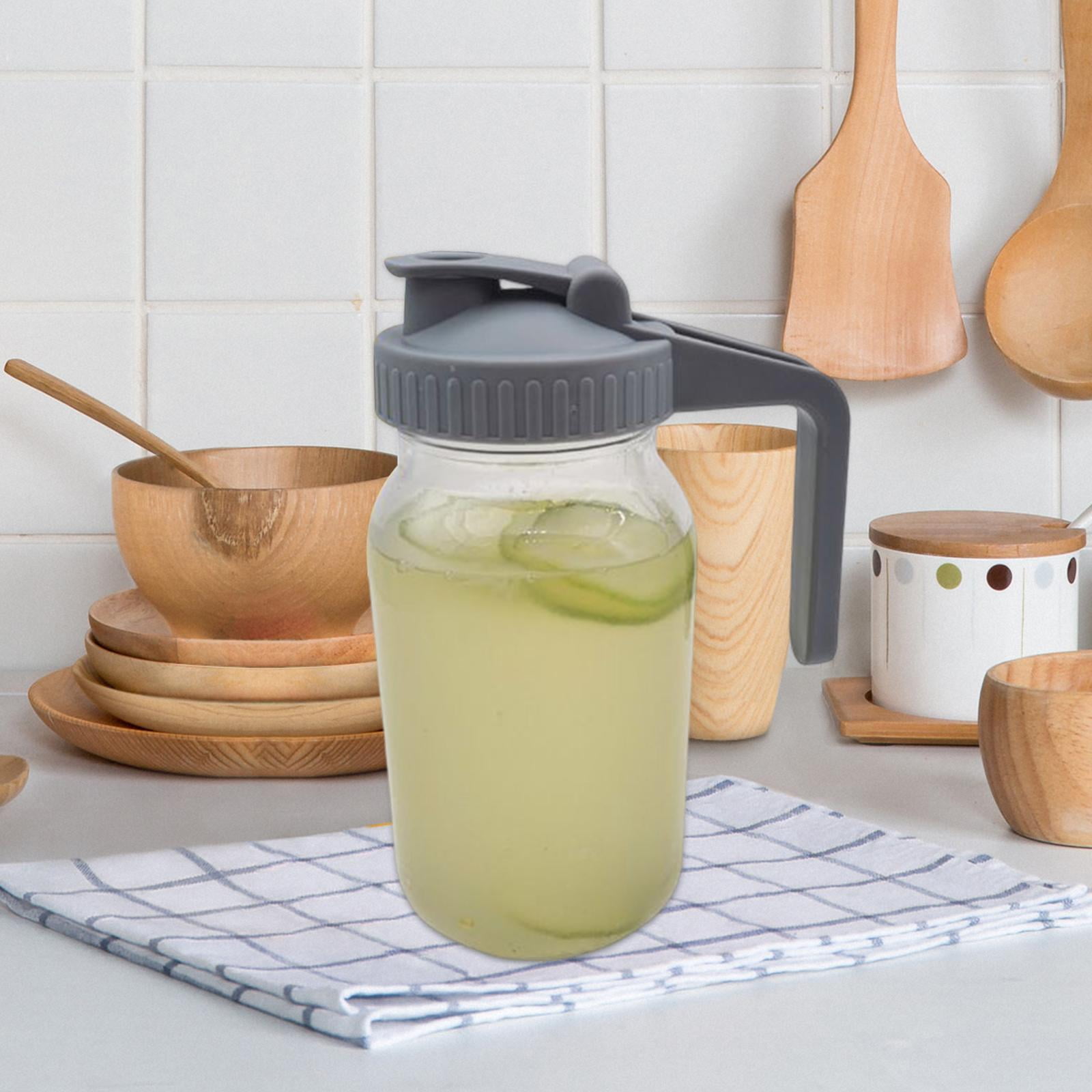 Wide Mouth Jar Lid ,Storage Canning Jars Lids ,with Handle ,Pouring