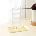 thumbnail image 6 of yuksok Earrings Organizer 4 Layer Home Vanity Jewelry Display Stand for Women Girls Clear, 6 of 9