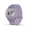 thumbnail image 3 of Garmin Approach J1 GPS Golfing Smartwatch - Silver Aluminum Bezel with Lilac ComfortFit Fabric Band, 3 of 5