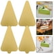 thumbnail image 5 of 50 bases triangulares para tartas, de cartón dorado, desechables, para mousse, pizza, decoración de tartas y catering para fiestas, 5 of 7