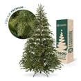 thumbnail image 1 of Árbol de Navidad Artificial Realista Verde 2.5 m Esquimal, Pino Escandinavo con Ramas Tridimensionales, 1 of 6