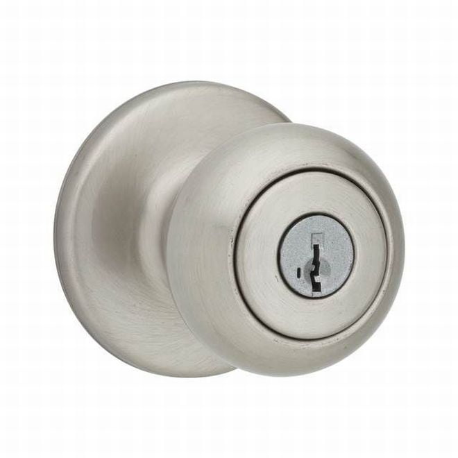 Kwikset Cove Keyed Entry Knob Featuring Smartkey Security™ in SN