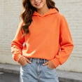 thumbnail image 5 of Diufon Girls Boys Hoodies Unisex Kids Long Sleeve Casual Hooded Sweatshirts Going Out Fall Winter Warm Pullover Tops, 5 of 10
