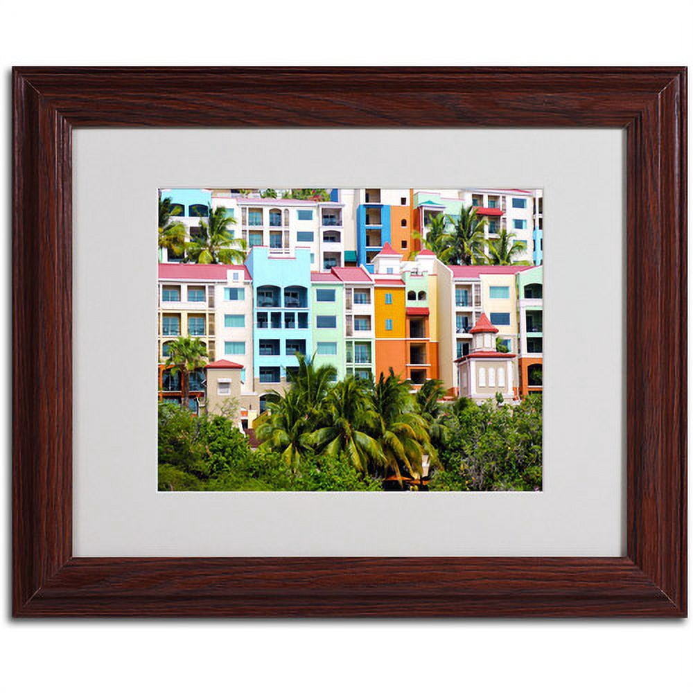 Trademark Fine Art "Virgin Islands 2" Matted Framed Art by CATeyes
