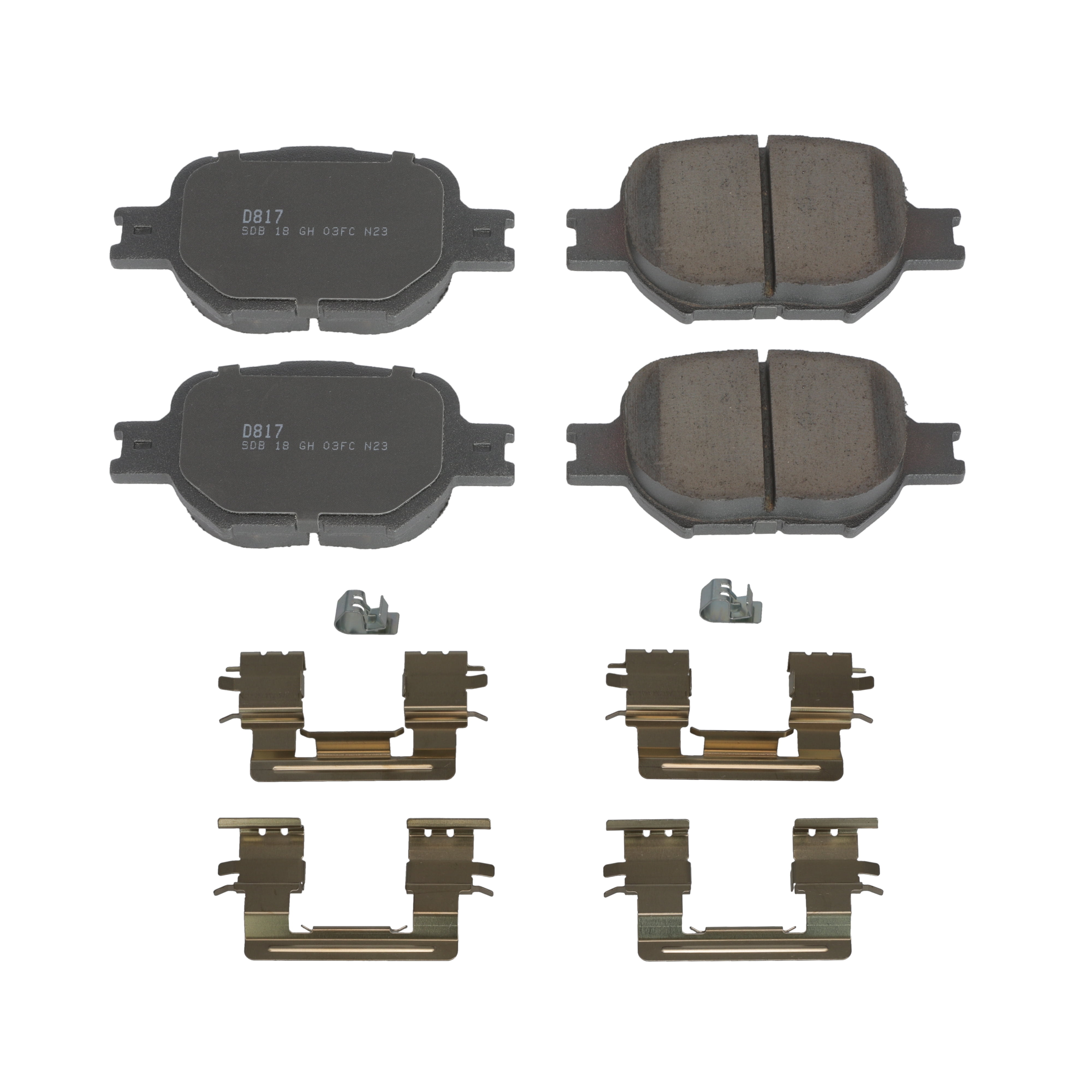 Winstop Brake Pad Set, Front WS.0817.0.C, Scion tC 2010-2005