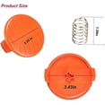 thumbnail image 4 of (4 Couvercles de Bobine + 4 Ressorts) Capuchon de Bobine de Remplacement Compatible avec Black Decker Gh900 Lst201 Gh600 Nst2018 Cst2000, Capuchon de Coupe-Bordures, 4 of 5