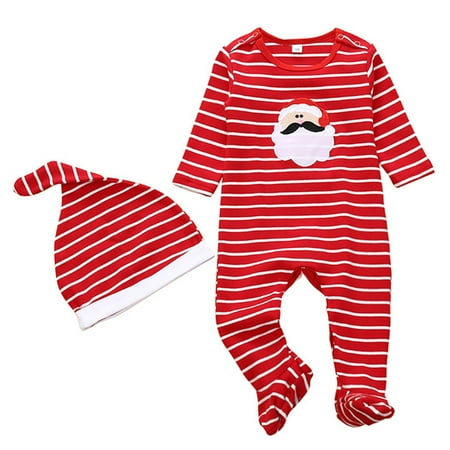 

Christmas Elements Autumn and Winter Baby Romper Short Sleeve Coverall Jumpsuit