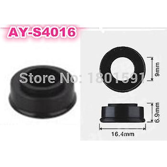 100pieces Fuel Injector Rubber Seals For Keihin Multiport Fuel Injector Service Kits Ay-s4016 16.4*6.9*9mm