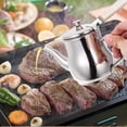 thumbnail image 2 of TEHAUX Stainless Steel Oil Dispenser with Built-in Filter for Efficient Grease Separation and Convenient Soup Storage, 2 of 6
