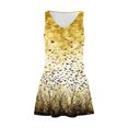thumbnail image 4 of Summer Dress for Women,Dress for Women,Womens Summer Fashion Printing Pocket Sleeveless V-Neck Dress,Womens Summer Dress,Womens Summer Dress, 4 of 5