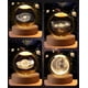 thumbnail image 4 of Lampara de Luna,Luna 3d Esfera Luna Crystal Glass Ball,Adecuado Como Luz de Noche y Lampara de Mesa de Noche,Decorar La Habitación, Regalos Navideños para Niños, 4 of 4