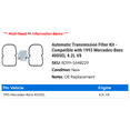 thumbnail image 2 of Automatic Transmission Filter Kit - Compatible with 1993 Mercedes-Benz 400SEL 4.2L V8, 2 of 2