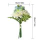 thumbnail image 5 of Ramo de flores artificiales, centro de mesa de flores de simulación, decoración floral de boda, ramo falso, blanco cremoso Inevent HA7156-01B, 5 of 6