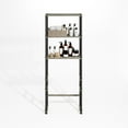 thumbnail image 3 of Furinno Turn-N-Tube Freestanding Over-The-Toilet Bathroom Shelves, Storage Rack with 3 Shelves, Grey Oak/Black, 3 of 6