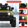 thumbnail image 3 of CazToi Camión Infantil 12V 4x4 Control Remoto Bluetooth Luces LED Ruedas EVA, 3 of 8