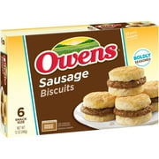 Owens Snack Size Biscuits with Sausage, 12 Oz., 6 Count