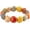 S03, variant on Boho Hippie Colorful Ceramic Bead Stretch Bracelet for Women, Handmade Bohemian Summer Beach Jewelry Gift