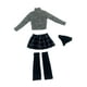 thumbnail image 2 of 1/6 Top de manga larga y falda con calcetines, traje informal de cosplay elegante para figuras de mujer de 12 pulgadas, accesorio de disfraz, 2 of 8