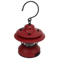 thumbnail image 3 of Linterna de camping vintage IPX4 impermeable 35-100 lm LED portátil retro colgante linterna de camping para acampar al aire libre rojo mate, 3 of 12