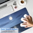 thumbnail image 4 of Experience Stellar Gaming: Large SciFi Space Moon Mouse Pad, Stitched Edges, Anti-Slip Rubber Base, Perfect Keyboard Desk Pad for Intense Gaming Sessions, Home Office Use, 31.5x11.8 Inch, 4 of 7