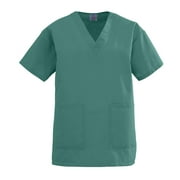 AngelStat Ladies V-Neck Two-Pocket Tops - 893NJTM