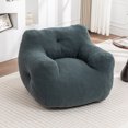 thumbnail image 6 of Hemvt Giant Bean Bag Chair with Armrests, High-Density Foam Lazy Sofa for Adults, Plush Teddy Fabric Comfy Reading Couch for Living Room & Bedroom, 6 of 8