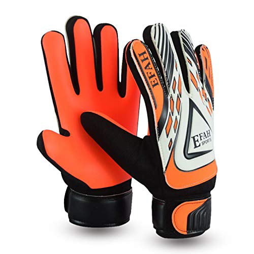 EFAH SPORTS Soccer Goalkeeper Gloves for Kids Boys Children Youth Football Goalie Gloves with Strong Grips 