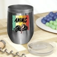 thumbnail image 2 of Anime with Motorcycle Rider, Stainless Steel 12oz Wine Tumbler, 2 of 5