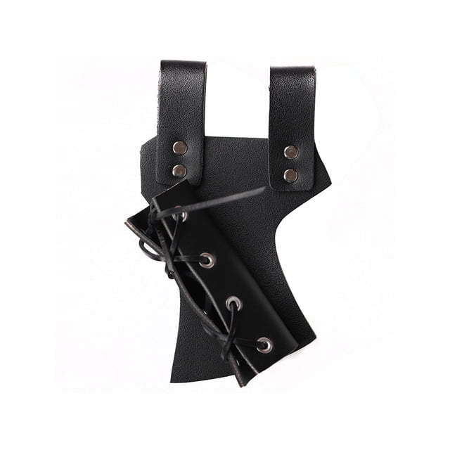 Inteprter Cinturón Soporte de cintura personalizado Juego de roles Accesorio para puesta en escena Suministro de fotografía Fiesta Club Bar Almacenamiento y organización del hogar Negro