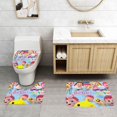 thumbnail image 2 of Bebé Finn Juego de 3 alfombras de baño de coral fleece: tapete de baño + alfombra de inodoro en forma de U + funda de tapa de inodoro en forma de O, 2 of 6