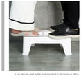 thumbnail image 2 of 1pc Feet Rest Stool Home Office Use Footstool Bathroom Toilet Feet Stool, 2 of 9